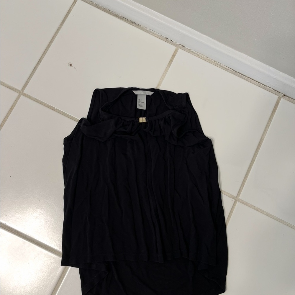 Elegant Black Sleeveless Top